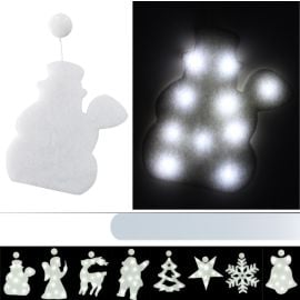 Suspension de noel lumineuse 10 LED pour fenêtre