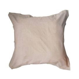 Taie d'oreiller percale 75x75 cm Beige