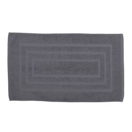 Tapis de bain pas cher Gris foncé