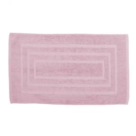 Tapis de bain pas cher Rose 50x85cm