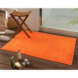 Tapis de bain pas cher Orange 50x85cm