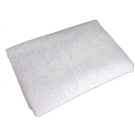 Tapis de Neige Artificielle Pailleté Argent pour Noel 
