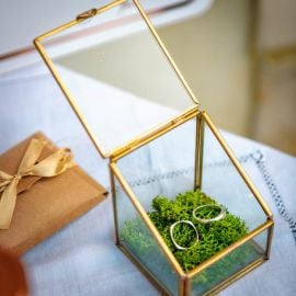 Terrarium mariage porte alliance