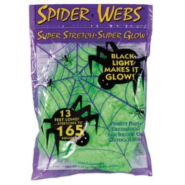 toile d'araignée - vert fluo - 50g