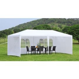 Tonnelle automatique 3x6x2.6m Blanche