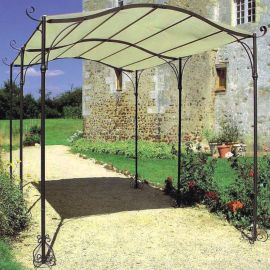 Tonnelle en fer forgé 3x4m
