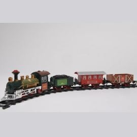 Train electrique de noel a pile 280cm