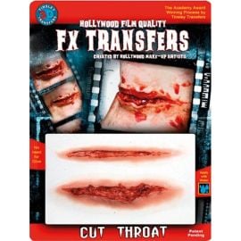 maquillage - transfert 3D - gorge tranchée