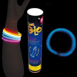 Tube 100 Bracelets Bleus