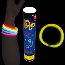 Tube 100 Bracelets Jaunes