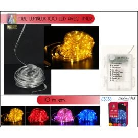 Tube lumineux de noel 100LED Multicolore