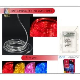 Tube lumineux de noel 50 LED Multicolore