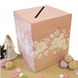 Urne mariage Bois de Rose