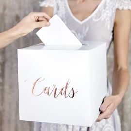 Urne mariage Cards Rose gold