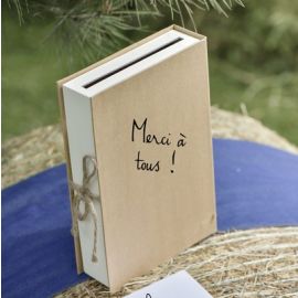 Urne mariage Livre Kraft