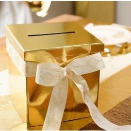 Urne mariage Or Métallisée 