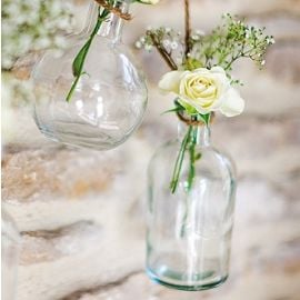 Centre de table Decoration Baptême Fleurs séchées, decoration mariage -  Badaboum