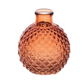 Vase en verre Joséphine Terra Cotta