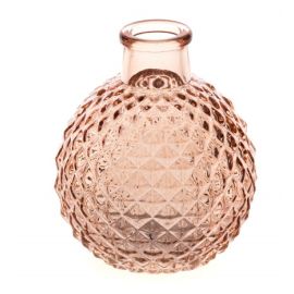 Vase en verre Joséphine Vieux Rose 