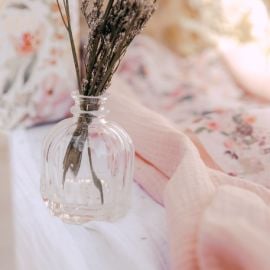 Vase en verre Valentine Transparent