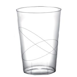 Verre a bière en plastique rigide Transparent