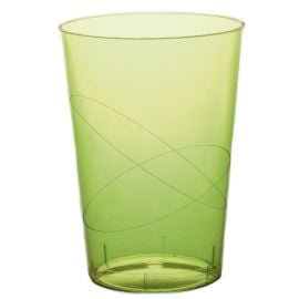 Verre a bière en plastique rigide Vert anis