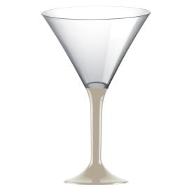 Verre à cocktail en plastique Taupe