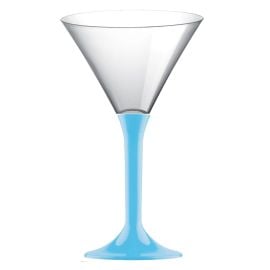 Verre à cocktail en plastique Bleu ciel