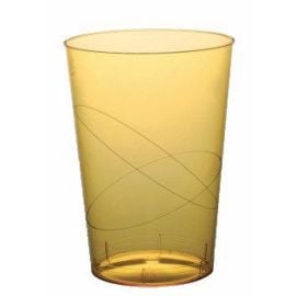 Verre a bière en plastique rigide Jaune 