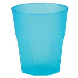 Verre cocktail plastique Turquoise Transparent 