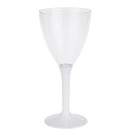 Verre à vin plastique Blanc x 20 