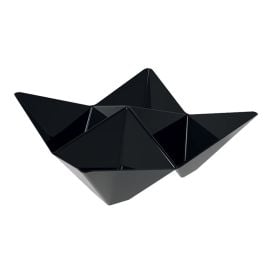 Verrine en plastique Origami Noir