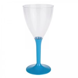 Verre à vin plastique Turquoise