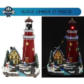 Village de noel Phare Musical et Lumineux 