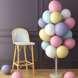 Kit d'arche de ballons ronds, kit de cadre de cercle de ballons, kit de  guirlande d'arche de ballons pour support de mariage, baptême, décoration