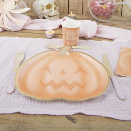 assiettes carton halloween pas cher - vaisselle jetable