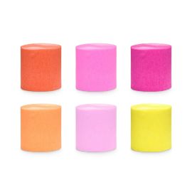 Assortiment de 6 papiers crépon Couleur d'été