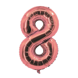 Ballon Anniversaire Chiffre 1 Rose 36cm : Ballons Chiffre Roses sur  Sparklers Club