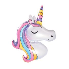 ballon gonflable mylar licorne 86cm