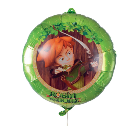 ballon aluminium robin des bois™ illustration robin 40cm