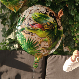 Ballon Géant Anniversaire Dinosaure ø 45 cm