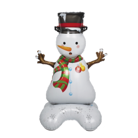 ballon gonflable bonhomme de neige 120cm