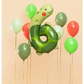 Ballon Gonflable Mylar Géant Chiffre 6 Tortue