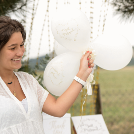 ballon anniversaire ROSE GOLD pas cher