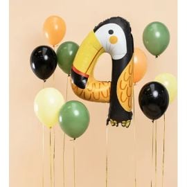 Ballon Gonflable Mylar Géant Chiffre 4 Toucan