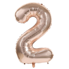 Petits Ballons Nacrés Rose Gold 12cm x10