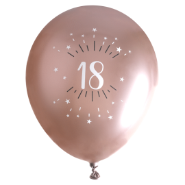 ballon anniversaire 18 ans rose gold pas cher