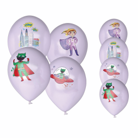 ballon super-héros 30cm x8pcs