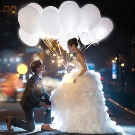 ballons led blanc