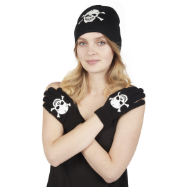 bonnet et gant halloween pas cher pour adulte
